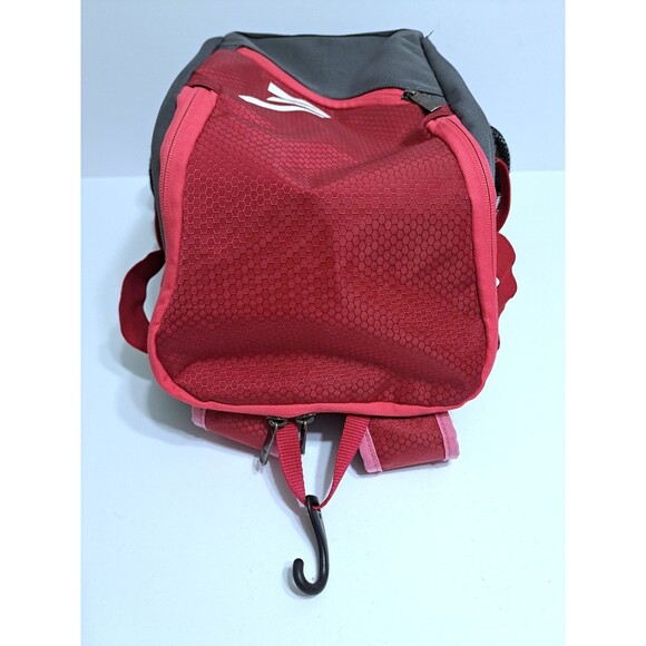 Easton Youth Game Ready Bat Baseball Backpack Equipment Bag Red Gray - Picture 2 of 7